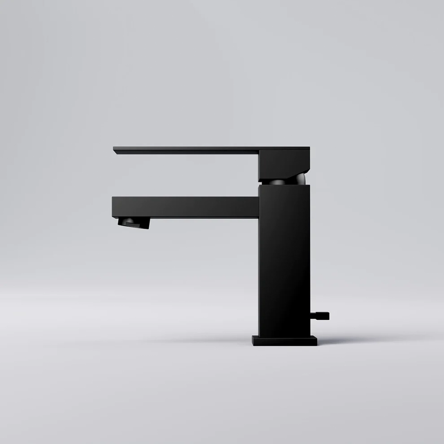 Steinberg Serie 160 Waschtisch Einhebelmischer mit Ablaufgarnitur Schwarz