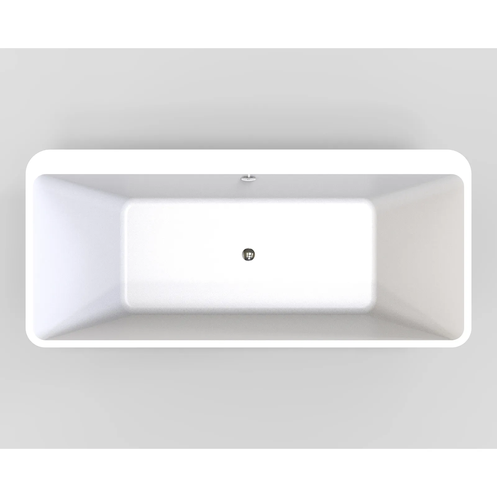 Schröder Tiber Fine F 180 Freistehende Badewanne 178,5 x 75,5 x 46cm