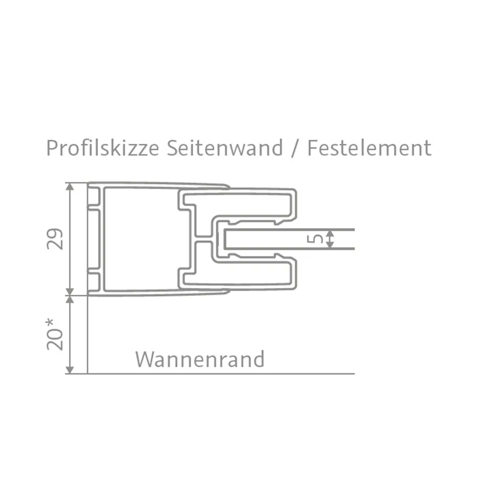 HSK Duschkabine Favorit Nova Runddusche 4-teilig pendelbar 90x90 cm-Alu Silber-matt-Klar hell HSK Duschkabine Favorit Nova Runddusche 4-teilig pendelbar 90x120 cm R-Chrom-optik-Linea 02-mit EGB