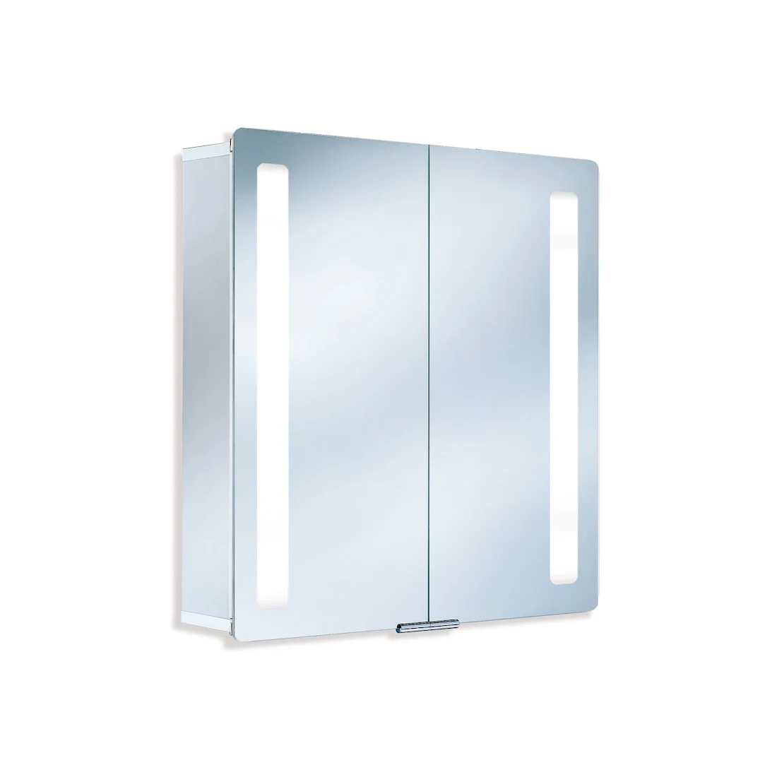 Alu-Spiegelschrank ASP Softcube LED 750 x 750 mm, Tiefe 125 mm oder 170 mm Alu-Spiegelschrank ASP Softcube LED 750 x 750 mm, Tiefe 125 mm oder 170 mm