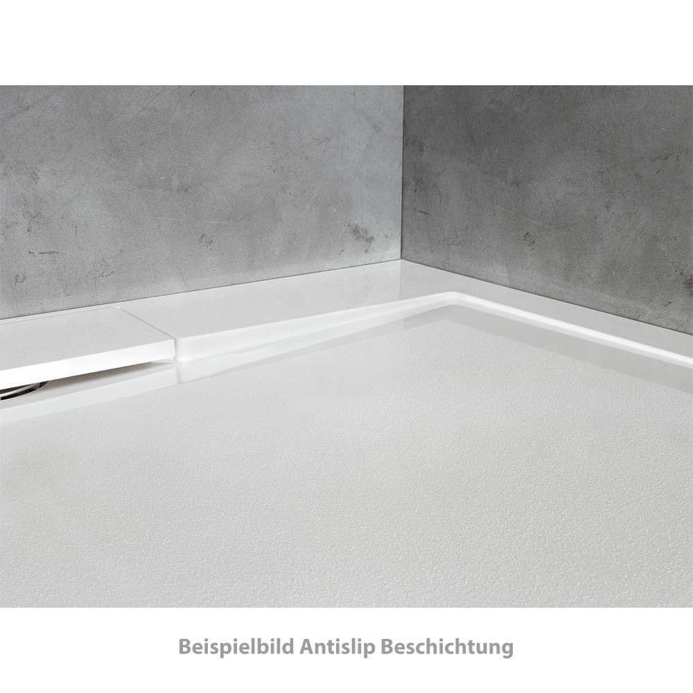HSK Marmor-Polymer Duschwanne superflach mit Randablauf 120 x 120 cm-mit AntiSlip-Beschichtung HSK Marmor-Polymer Duschwanne superflach mit Randablauf 120 x 120 cm-mit AntiSlip-Beschichtung