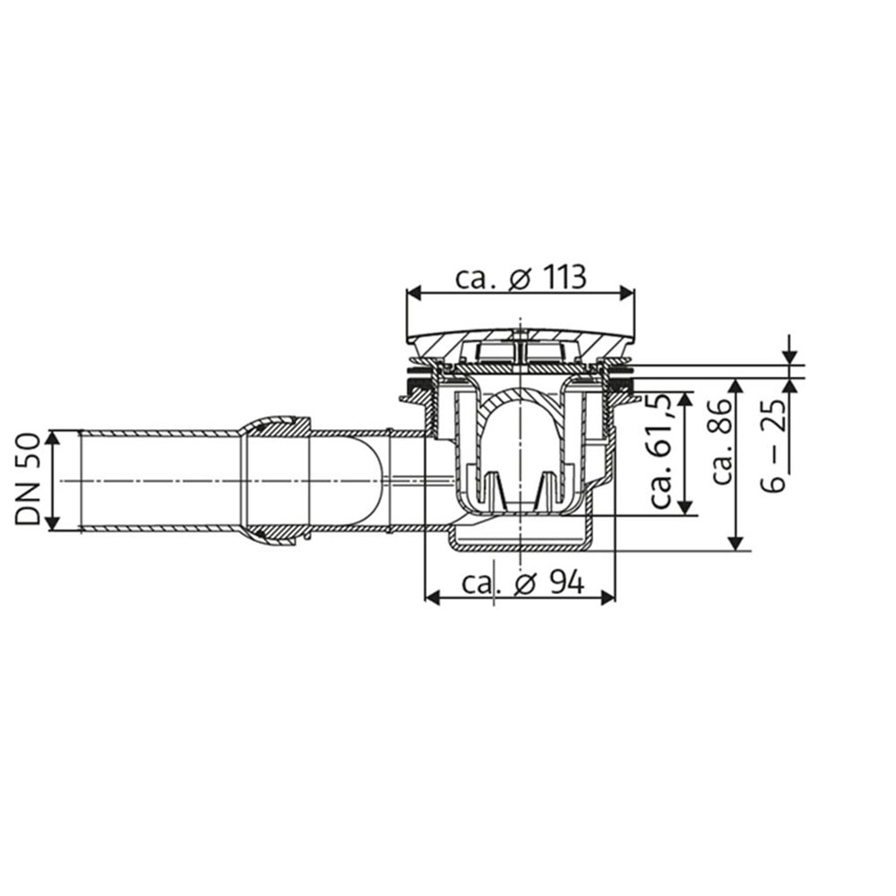 HSK Marmor-Polymer Duschwanne superflach mit Randablauf 120 x 120 cm-mit AntiSlip-Beschichtung HSK Marmor-Polymer Duschwanne superflach mit Randablauf 120 x 120 cm-mit AntiSlip-Beschichtung