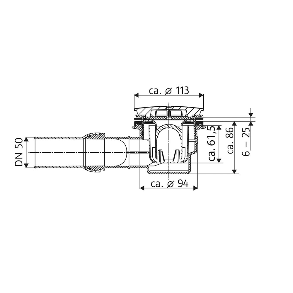 HSK Acryl Duschwanne superflach - Viertelkreis asymmetrisch - Version rechts - 90 x 75 cm-weiß-mit AntiSlip-Beschichtung HSK Acryl Duschwanne superflach - Viertelkreis asymmetrisch - Version rechts - 90 x 75 cm-weiß-mit AntiSlip-Beschichtung