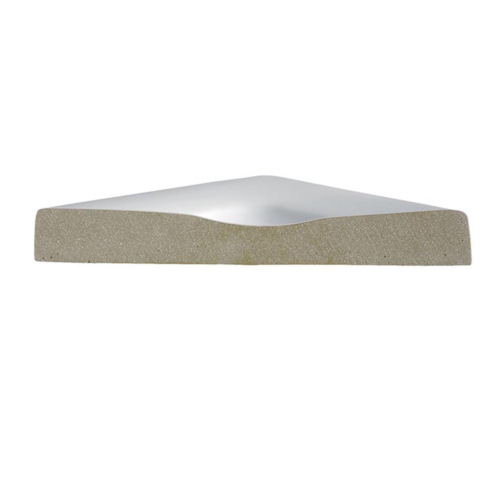 HSK Marmor-Polymer Rechteeck Duschwanne-plan-Weiß-80 x 90 cm-mit Aquaproof-Dichtset-mit AntiSlip-Beschichtung