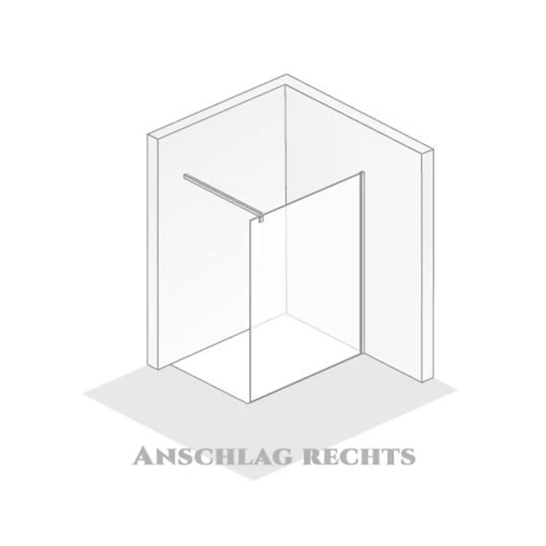 HSK Walk In Pro Duschabtrennung 138x200cm Klar hell-Chrom-optik-ohne Beschichtung HSK Walk In Pro Duschabtrennung 138x200cm Klar hell-Chrom-optik-ohne Beschichtung