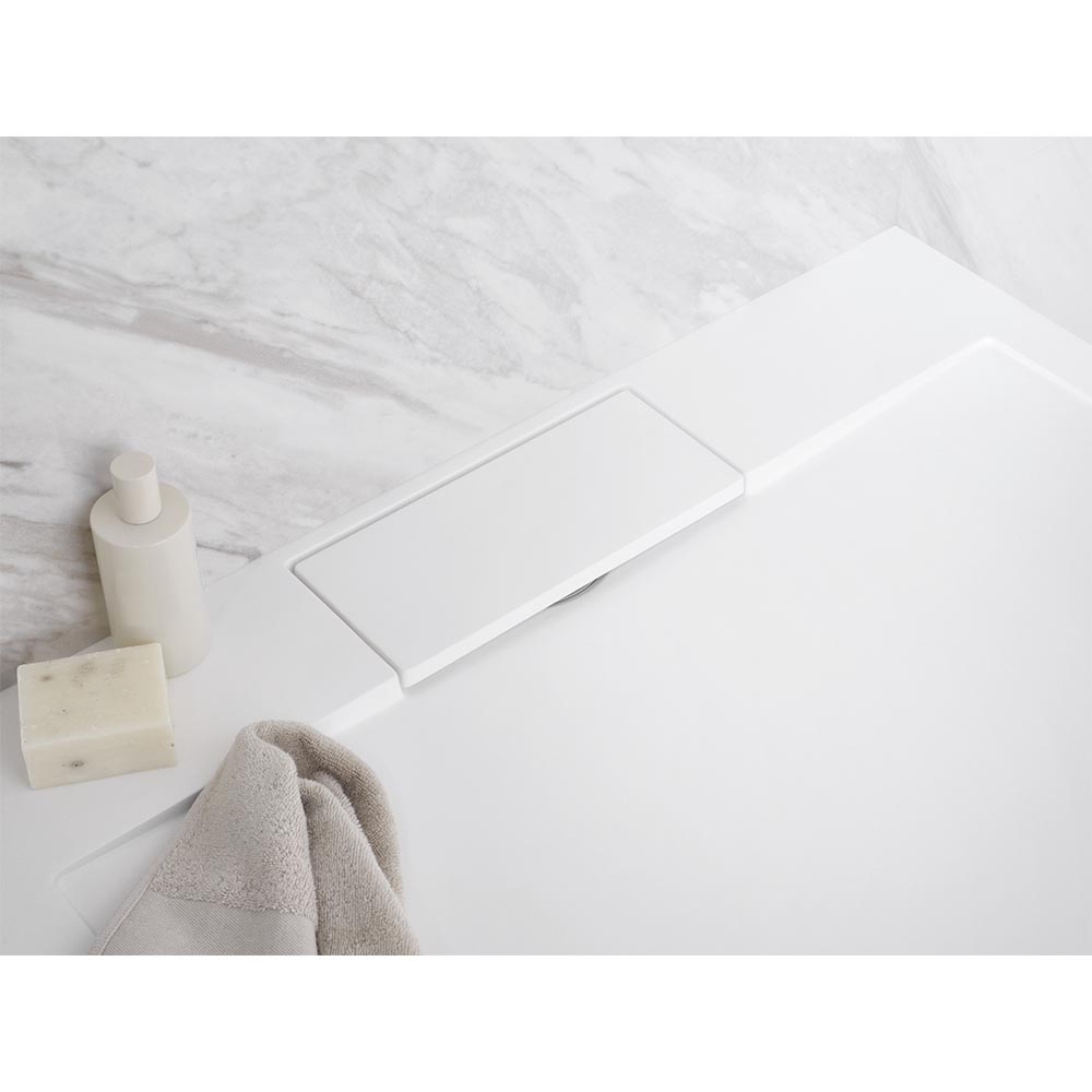 HSK Marmor-Polymer Duschwanne superflach mit Randablauf 100 x 100 cm HSK Marmor-Polymer Duschwanne superflach mit Randablauf 100 x 100 cm