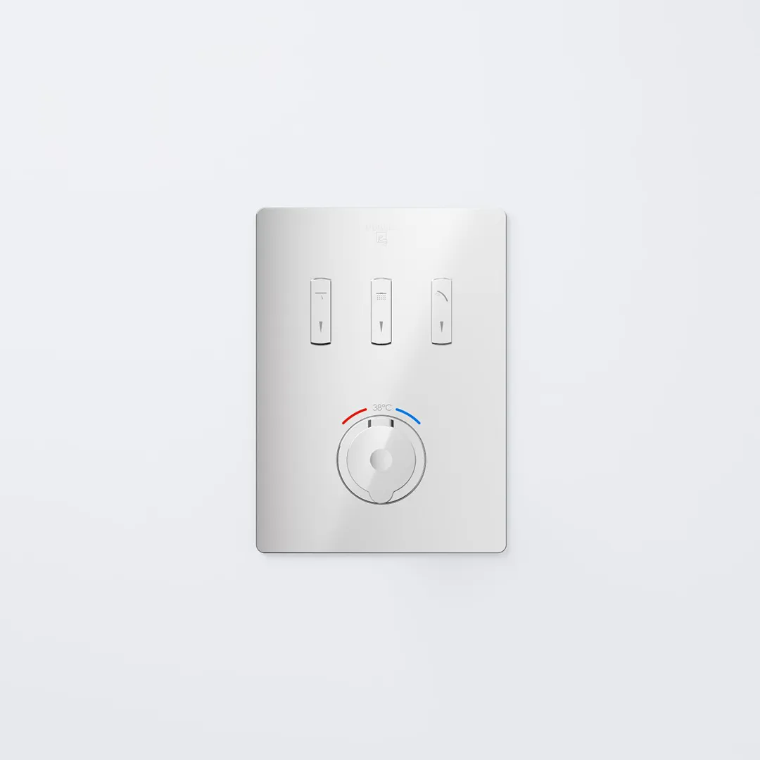 Steinberg Serie 390 für Unterputzthermostat slidetronic Chrom Steinberg Serie 390 für Unterputzthermostat slidetronic Chrom