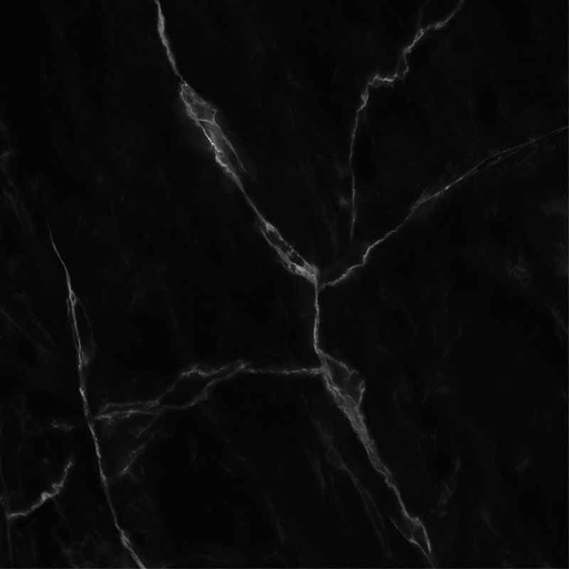 HSK RenoDeco Wandverkleidung | Designplatten | Seidenmatt-Oberfläche 100 x 255 cm Naturstein,Marmor, Carrara-Schwarz (829)