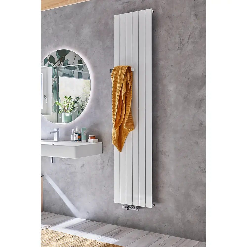 HSK Alto Designheizkörper Vertikal Mittelanschluss 2000 x 616 mm-bahama-beige