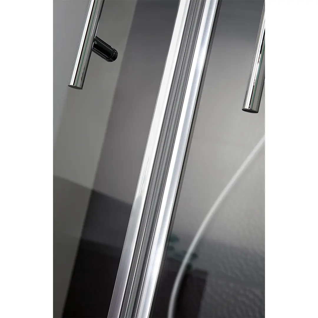 HSK Favorit Nova Pendeltür Nische 75cm Alu Silber-matt-Klar hell HSK Favorit Nova Pendeltür Nische 100cm 2-tlg Chrom-optik-Linea 02-mit EGB