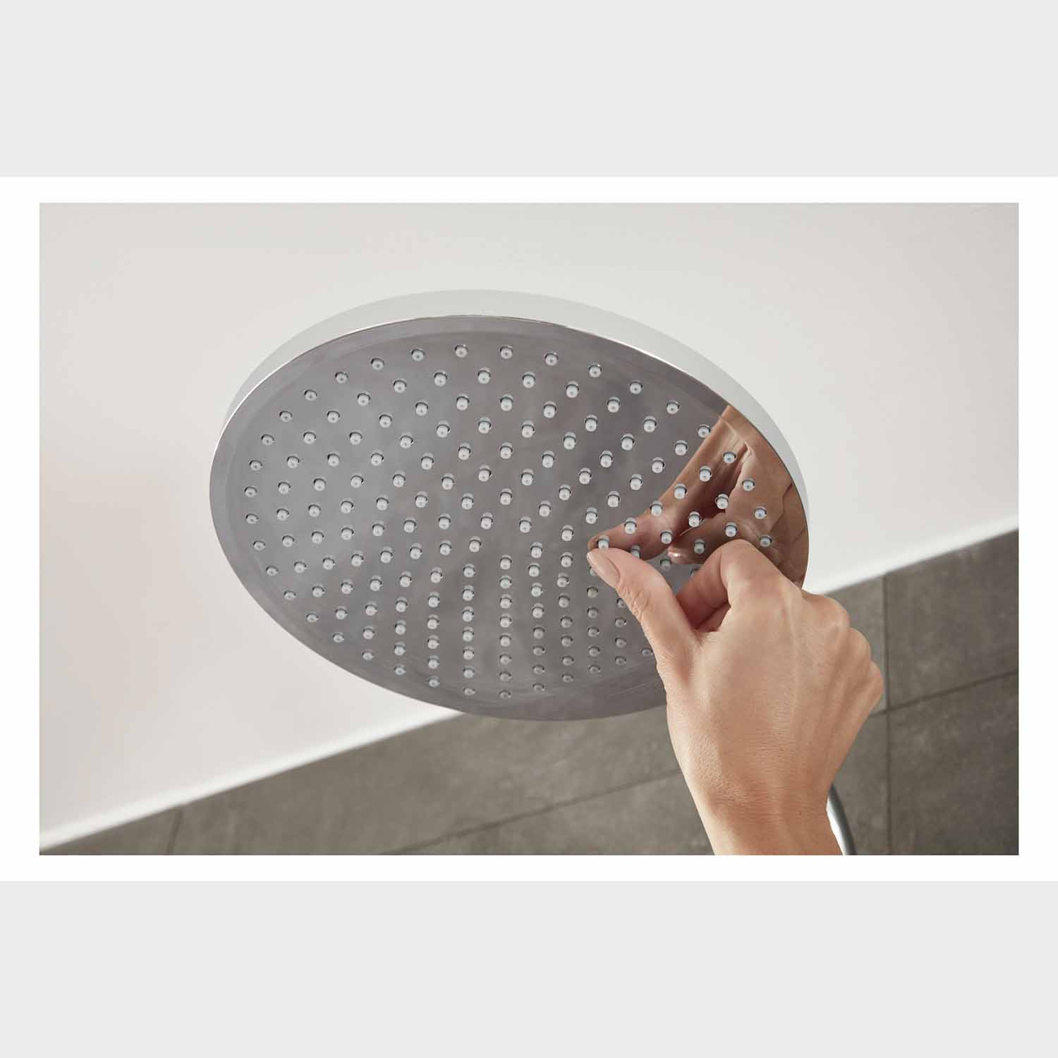 Hansgrohe Crometta S 240 Regendusche Showerpipe mit Thermostat Chrom Hansgrohe Crometta S 240 Regendusche Showerpipe mit Thermostat Chrom