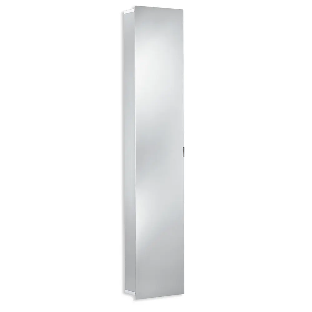 Alu-Spiegelschrank ASP 500 LED - 350 x 1750mm -Türanschlag links - 17 cm tief Alu-Spiegelschrank ASP 500 LED - 350 x 1750mm -Türanschlag links - 17 cm tief