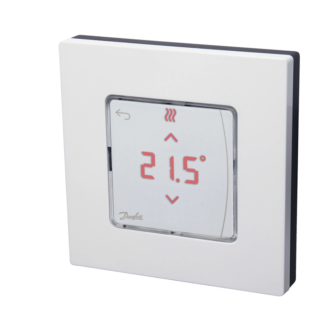 Danfoss Aufputzthermostat ICON2 24V-Mit LED Display 088U2128 Danfoss Icon2 Aufputzraumthermostat 24V, mit LED-Display-Version, Aufputz