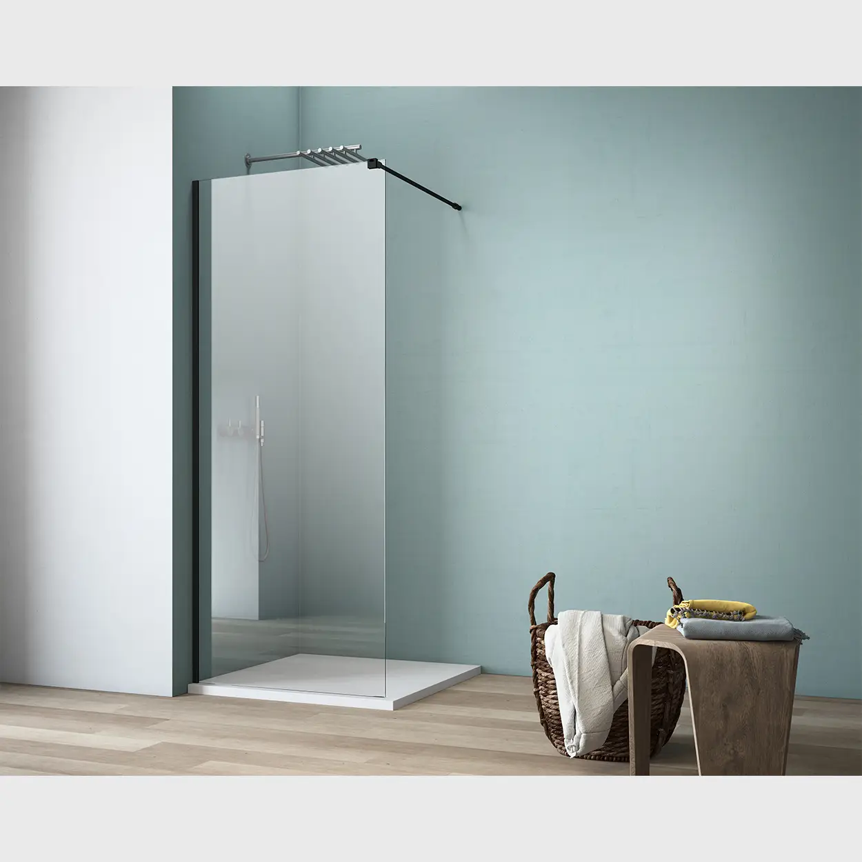 CSW Walk In Crash-Echtglas Duschwand 800 mm Schwarz-Crashglas Grau CSW Walk In Crash-Echtglas Duschwand 1400 mm Schwarz-Crashglas Bronze