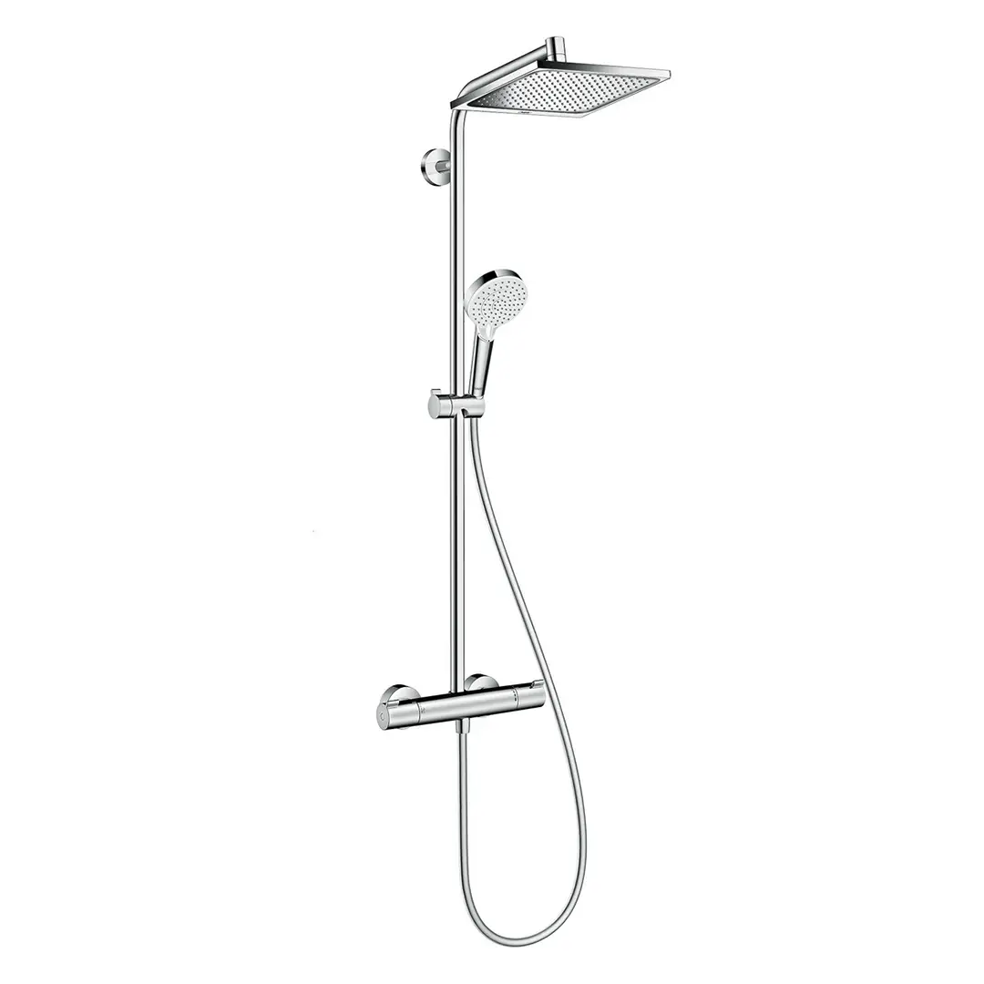 Hansgrohe Showerpipe Crometta E 240 chrom Hansgrohe Showerpipe Crometta E 240 chrom