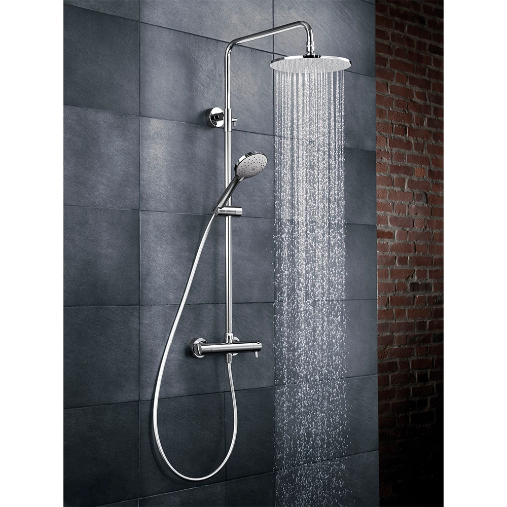 Das HSK Duschsystem RS 200 Rund superflach Kopfbrause ø 250 mm Das HSK Duschsystem RS 200 Rund superflach Kopfbrause ø 250 mm