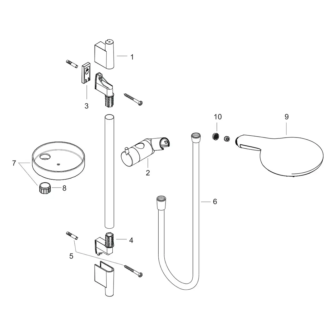 hansgrohe Brausenset Raindance Select 150 Unica'S Puro 900mm chrom hansgrohe Brausenset Raindance Select 150 Unica'S Puro 900mm chrom