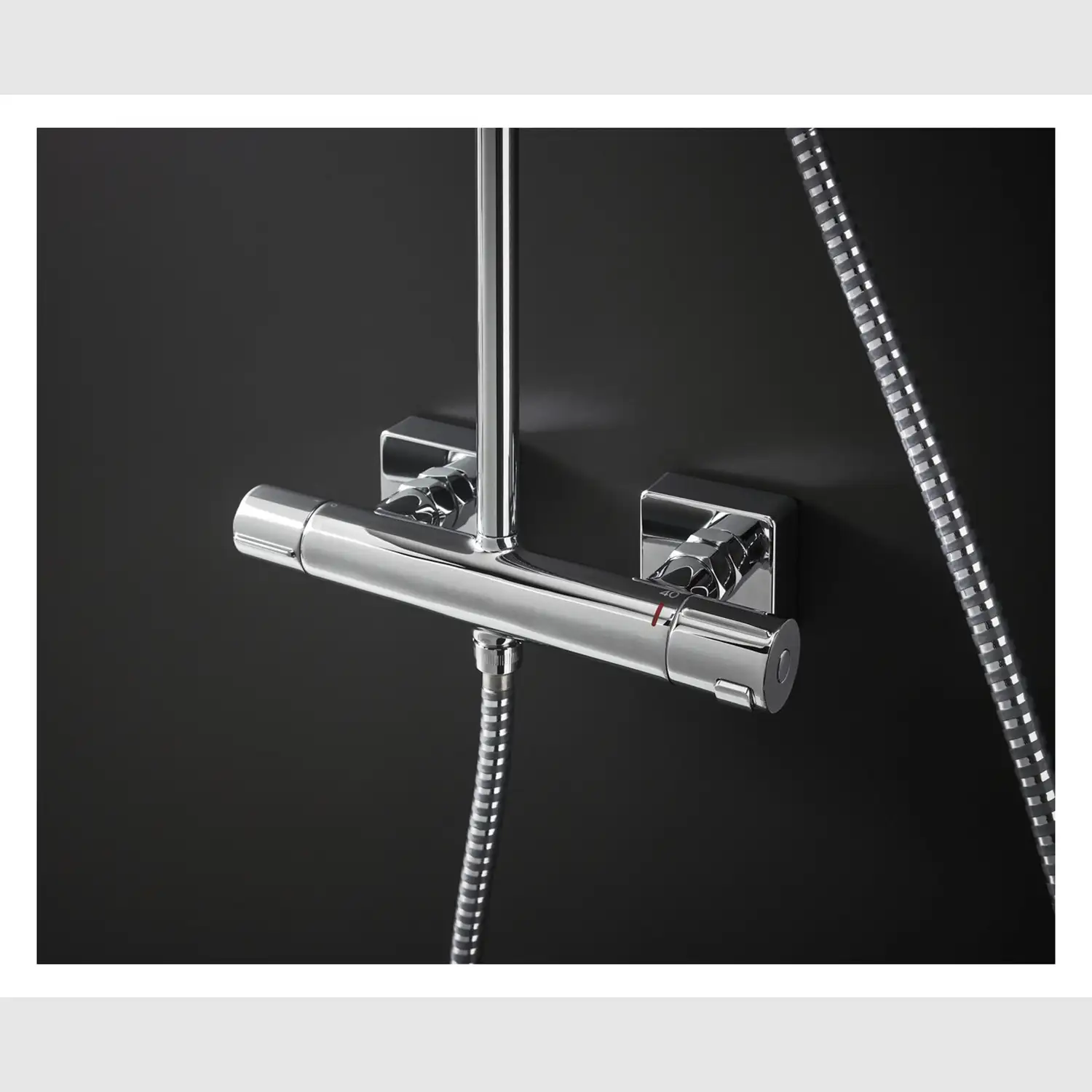 Hansgrohe Vernis Shape 230 Regendusche Showerpipe mit Thermostat Chrom Hansgrohe Vernis Shape 230 Regendusche Showerpipe mit Thermostat Chrom