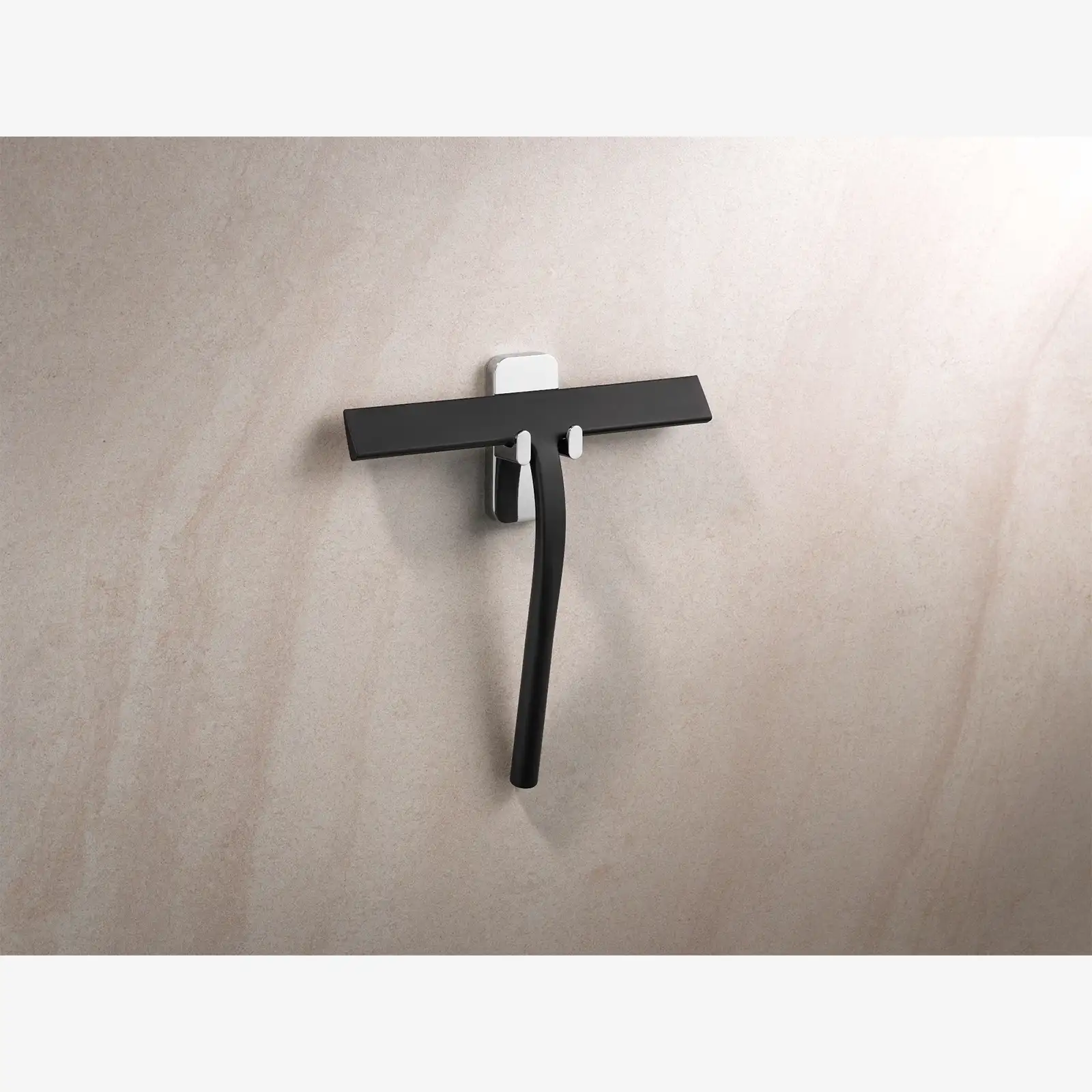 HSK RenoMag Glaswischer magnetisch mit Halterung Schwarz-matt