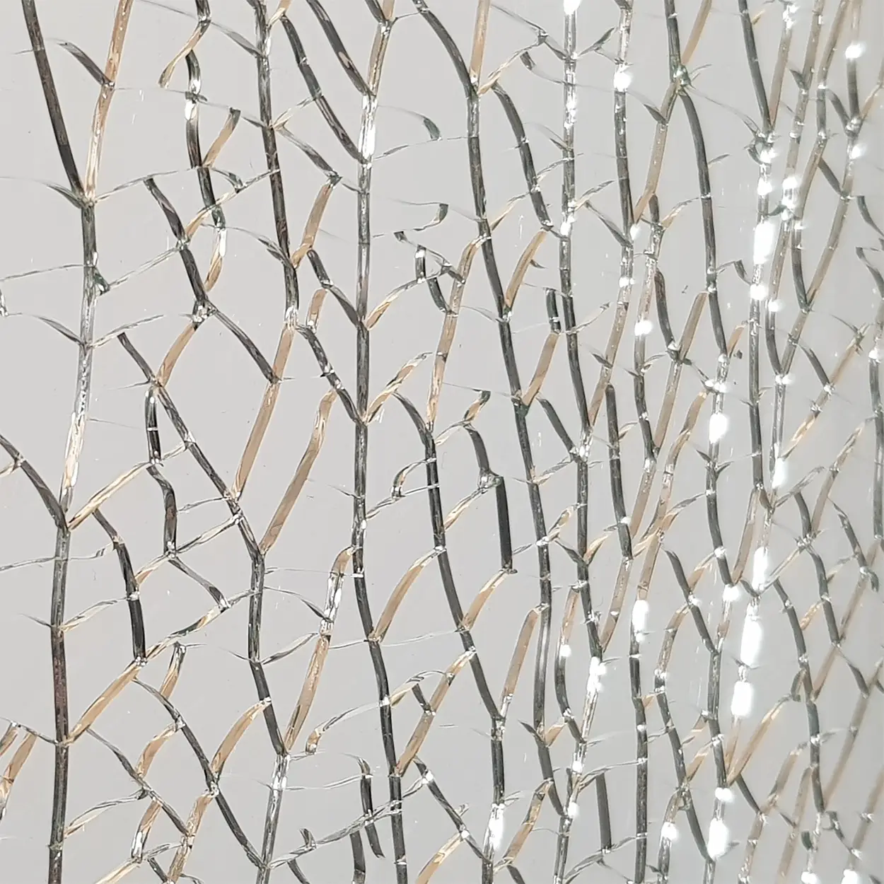 CSW Walk In Crash-Echtglas Duschwand 1400 mm Schwarz-Crashglas Klar