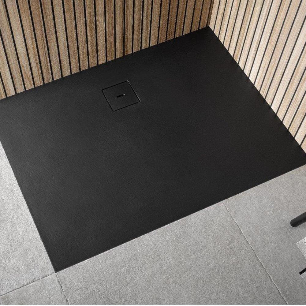 HSK Marmor-Polymer Quadrat Duschwanne Steinoptik- 120 x 120 cm-Anthrazit-ohne AntiSlip-Beschichtung HSK Marmor-Polymer Quadrat Duschwanne Steinoptik- 120 x 120 cm-Anthrazit-ohne AntiSlip-Beschichtung