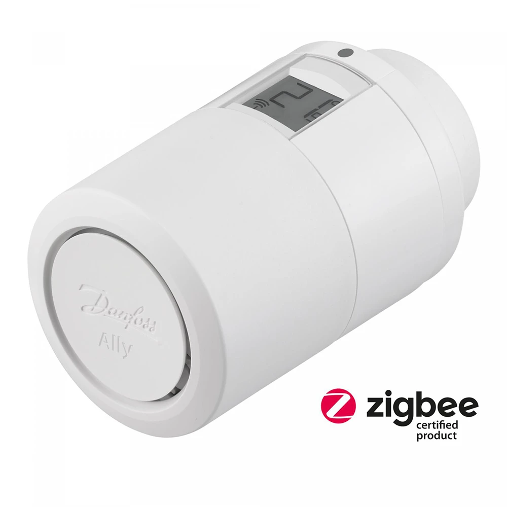 Danfoss elektronischer Thermostat Ally mit ZigBee Regelbereich 5-35°C weiß