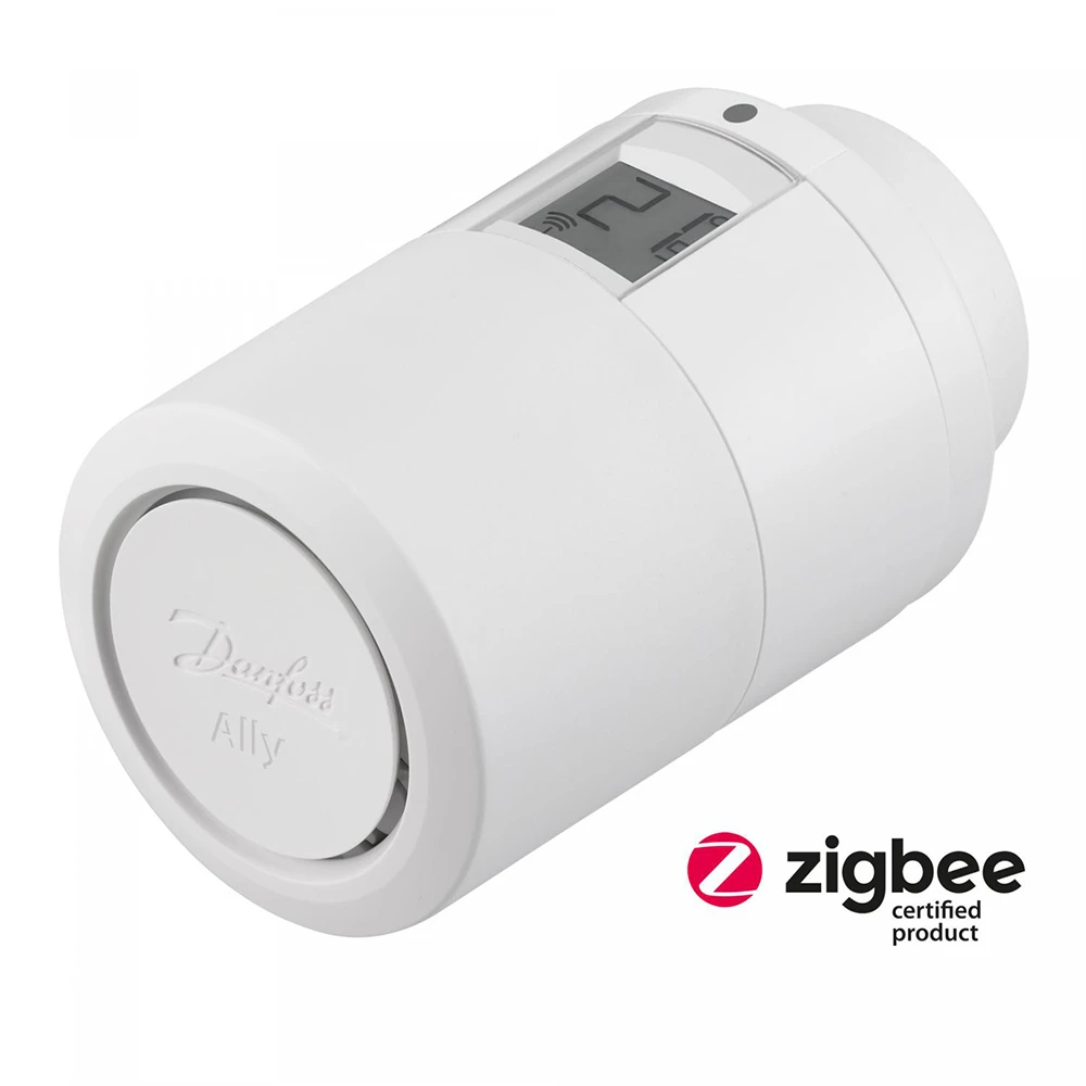 Danfoss elektronischer Thermostat Ally mit ZigBee Regelbereich 5-35°C weiß Danfoss elektronischer Thermostat Ally mit ZigBee Regelbereich 5-35°C weiß