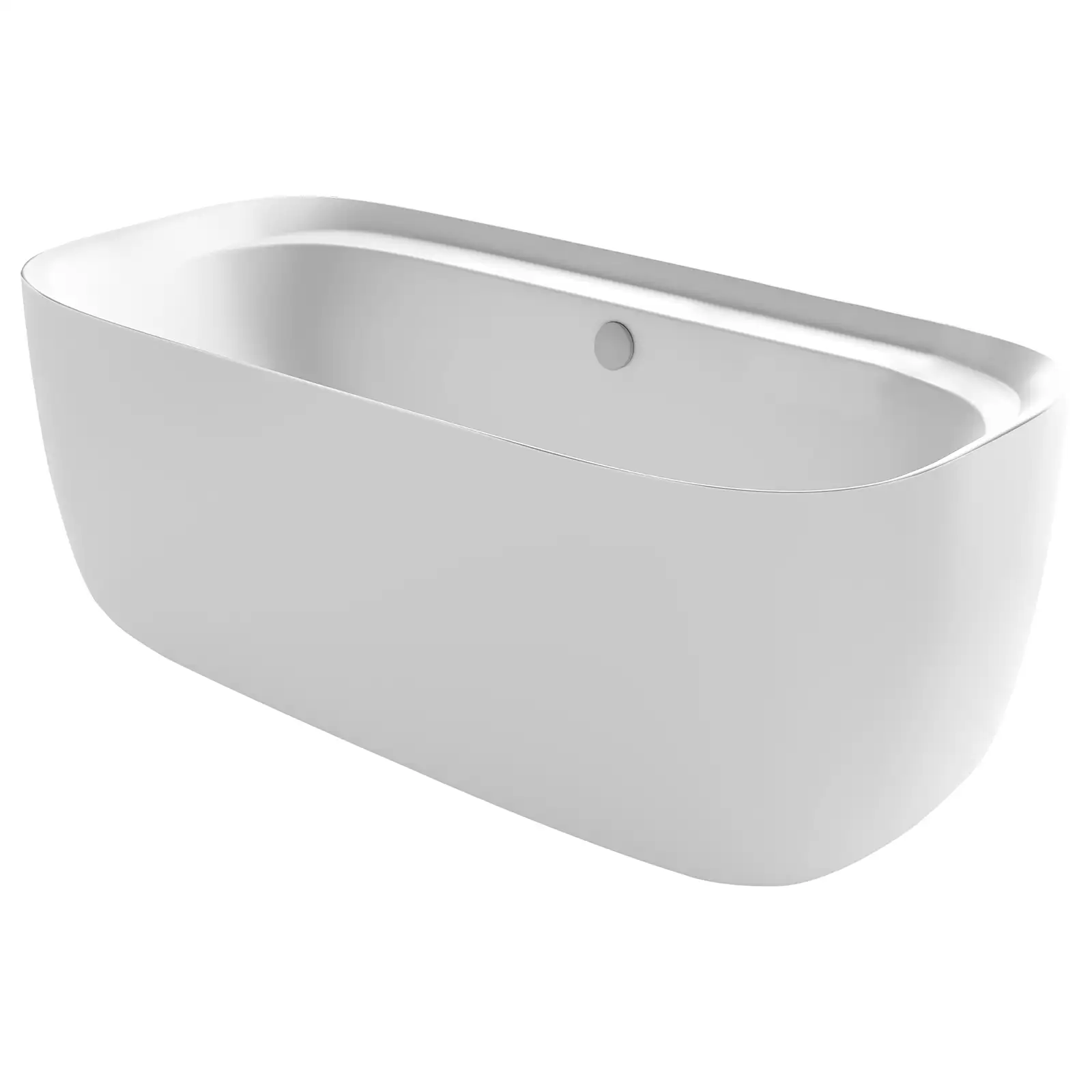 Schröder Lutter freistehende Ovalbadewanne 170 × 84,5 cm mit Schürze