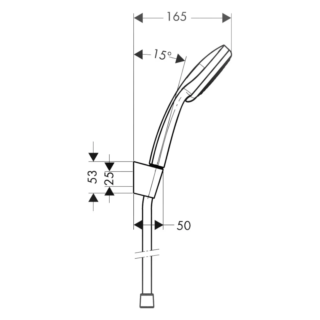 hansgrohe Croma100 Brausehalterset hansgrohe Croma100 Brausehalterset
