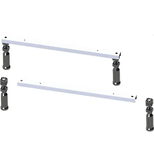 CSW Badewanne Espoo mit Griffen 180x80cm inkl. Wannenfüße Universal FIX und Ablaufgarnitur